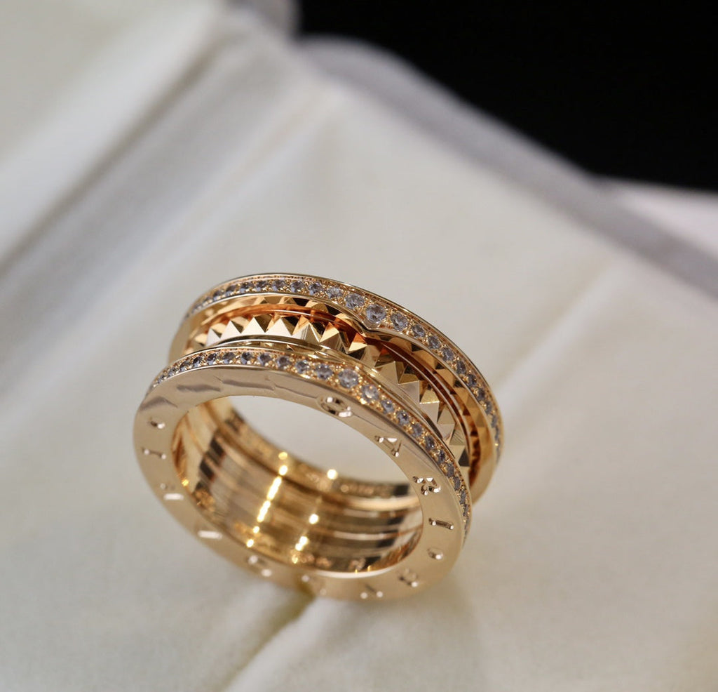 Bvlgari Zero 1 Gold Cubic Zirconia Ring