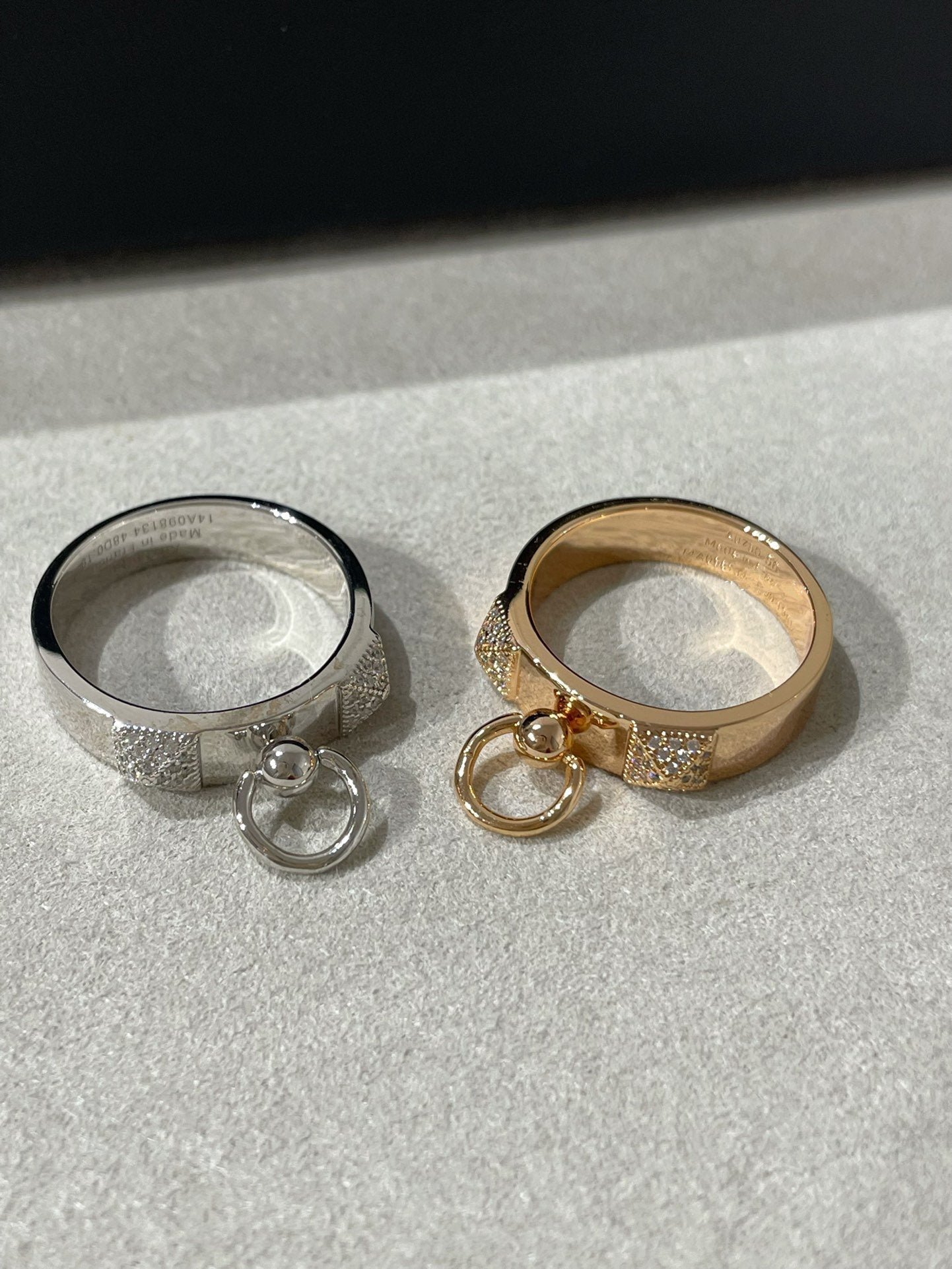 Hermes Cdc Cubic Zirconia Small Ring