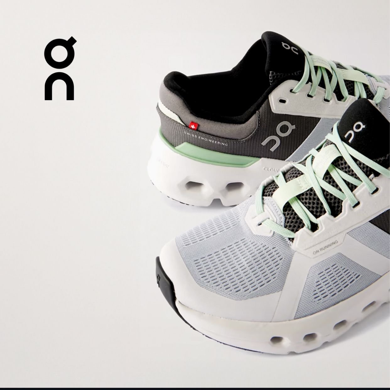 On Cloudrunner 2 Grey/Sage Running Shoes