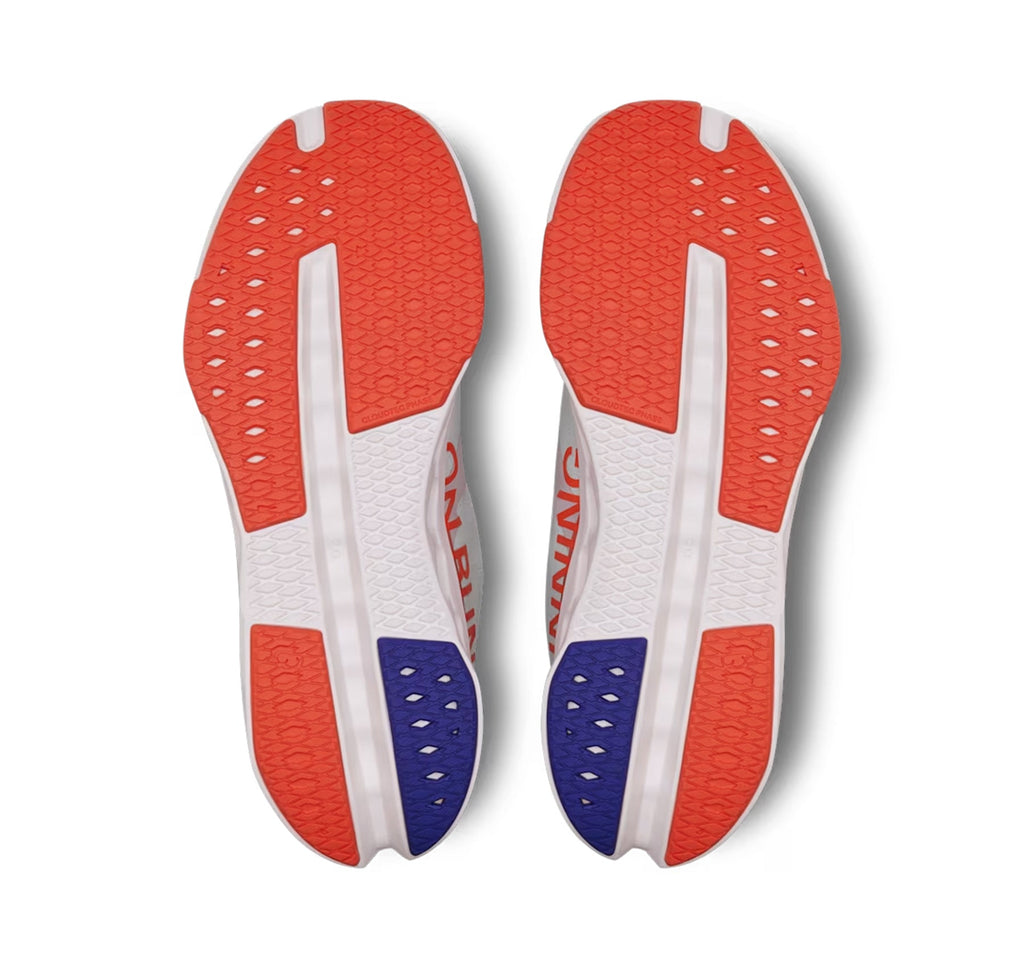 On Women's Cloudsurfer Next White/Flame Running Shoes