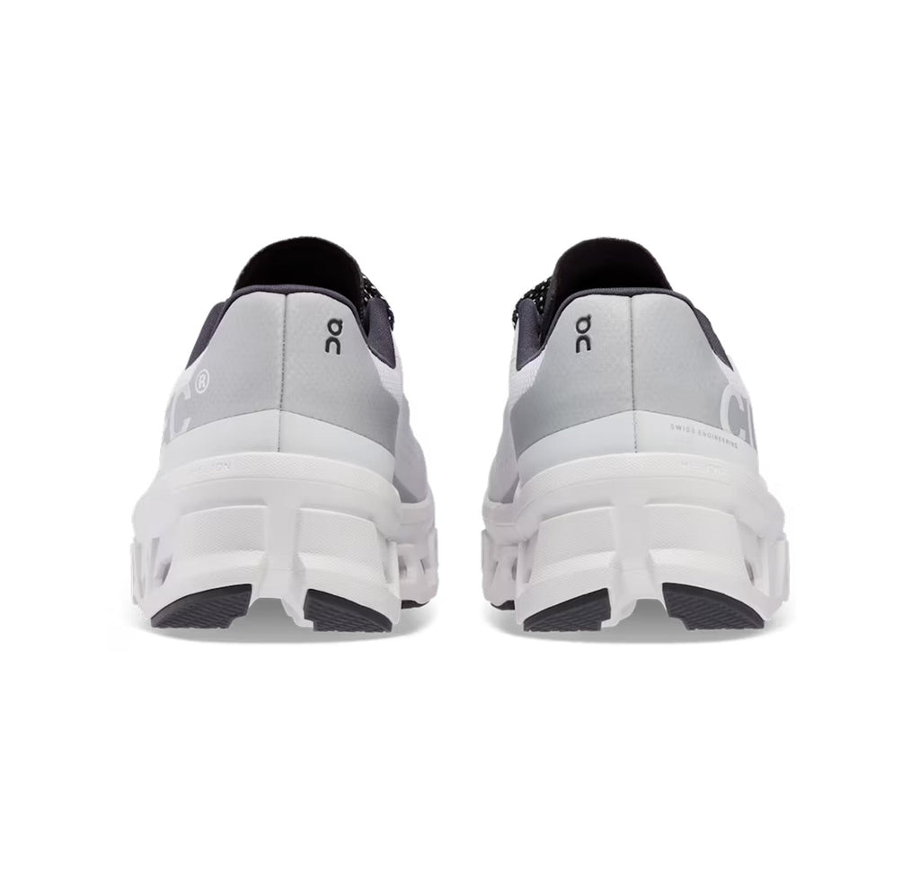 On Women's Cloudmonster All White Running Shoes