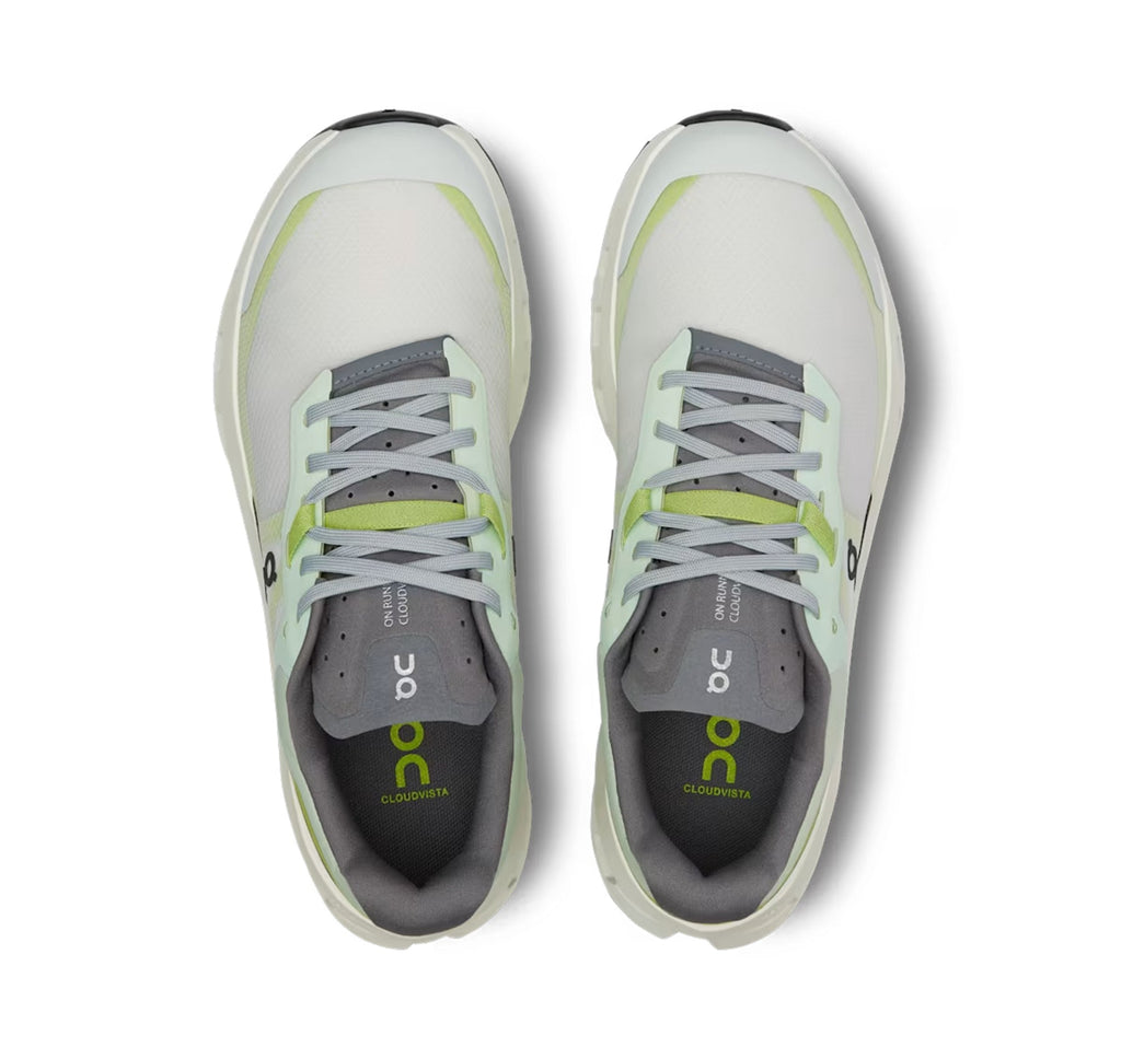 On Women's Cloudvista 2 Lima/Kiwi Trail Running Shoes
