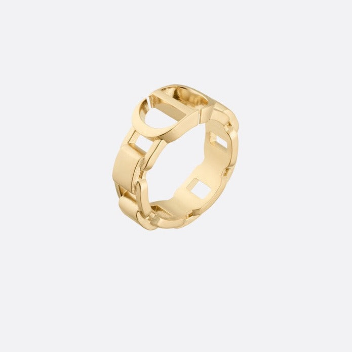 Dior CD 30 Montaigne Ring Gold