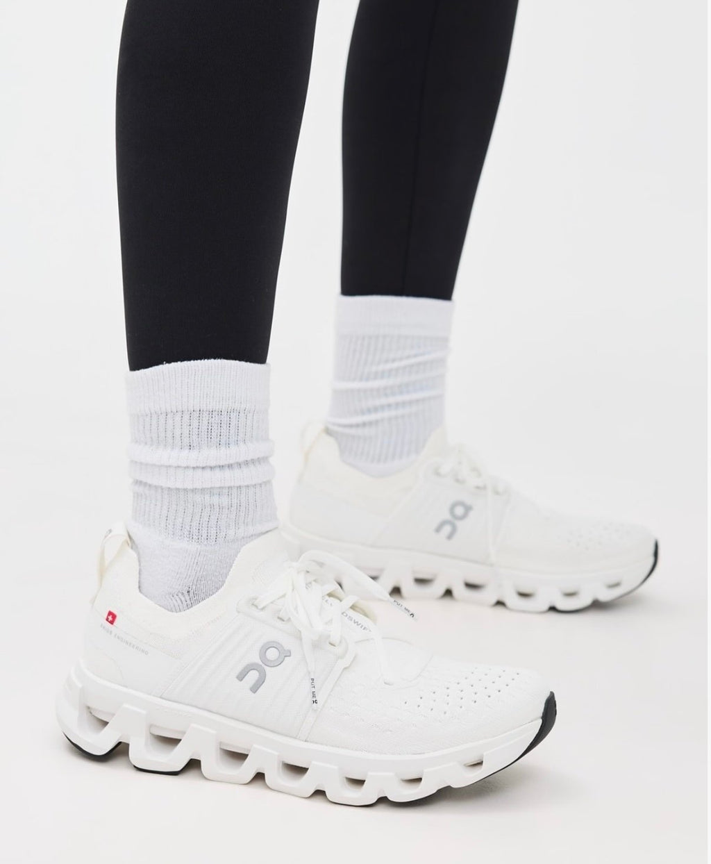 On Cloudswift 4 White Running Shoes