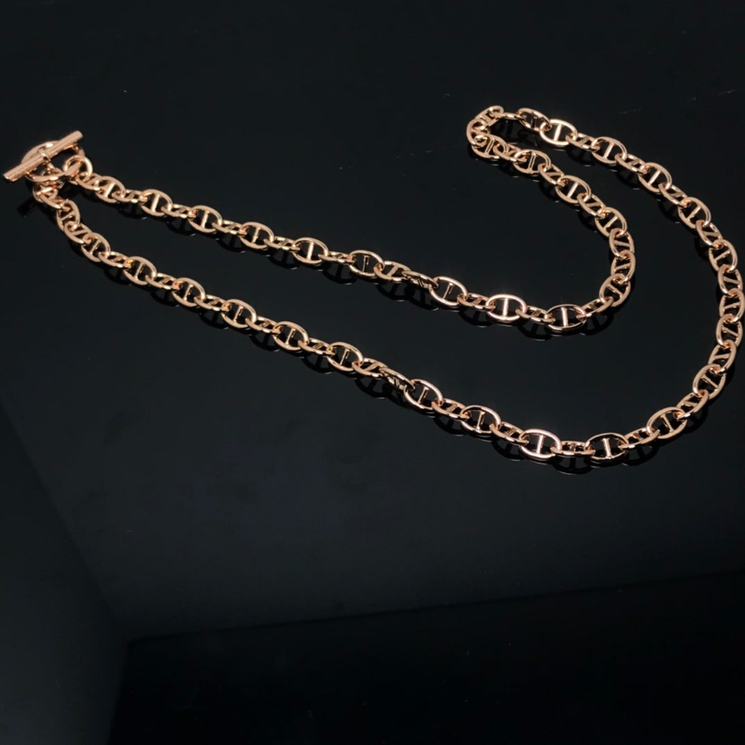 Hermes HM Necklace Arrival Glossy Pig Nose