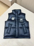 LV Black Quilted Down Vest — hero