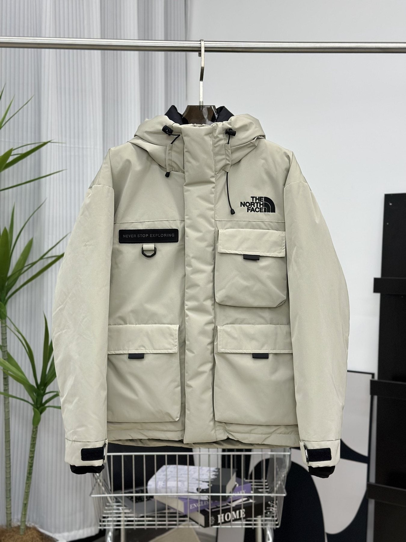 The North Face Hooded Utility Puffer Jacket — front