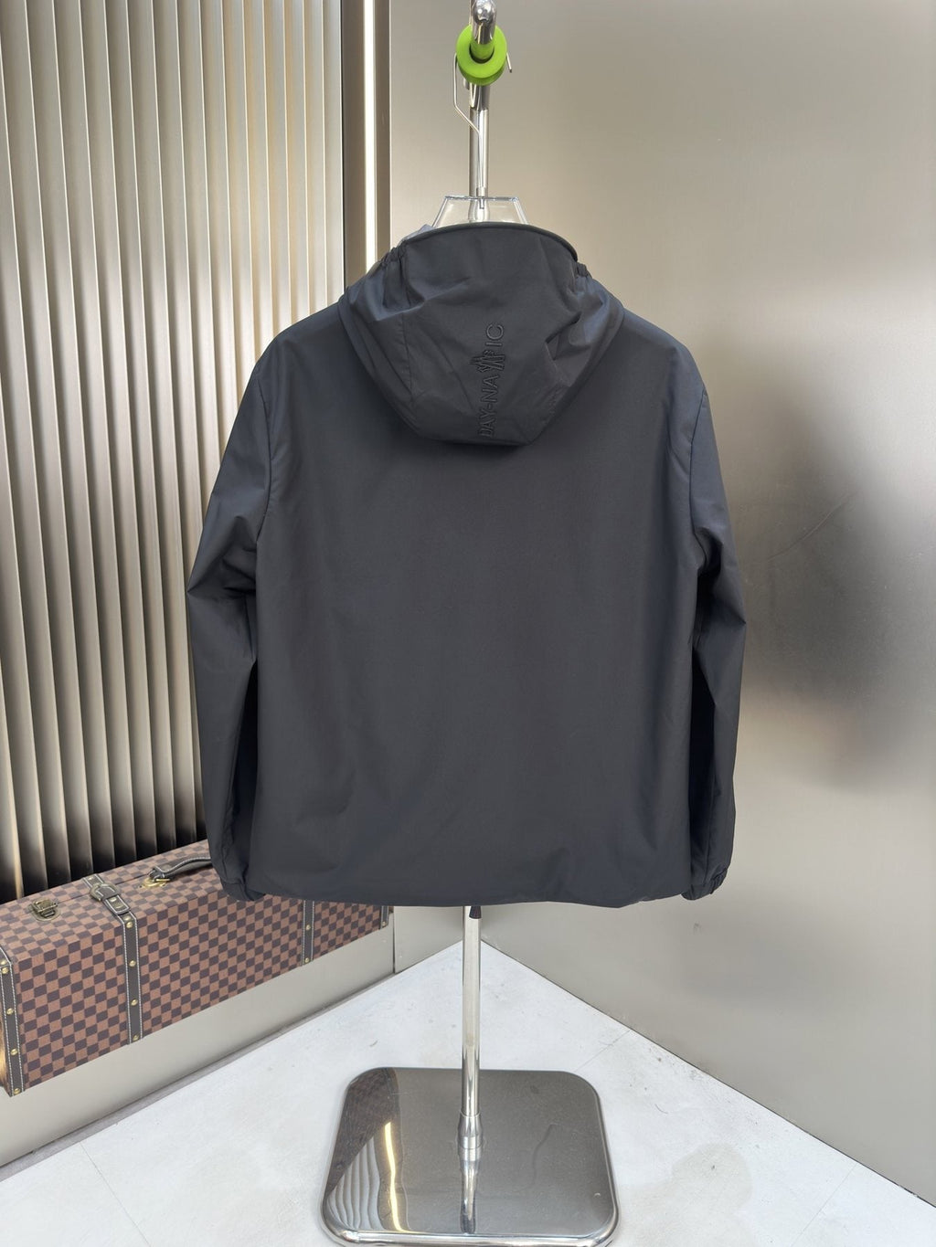 Moncler Hooded Zip-Front Jacket — back