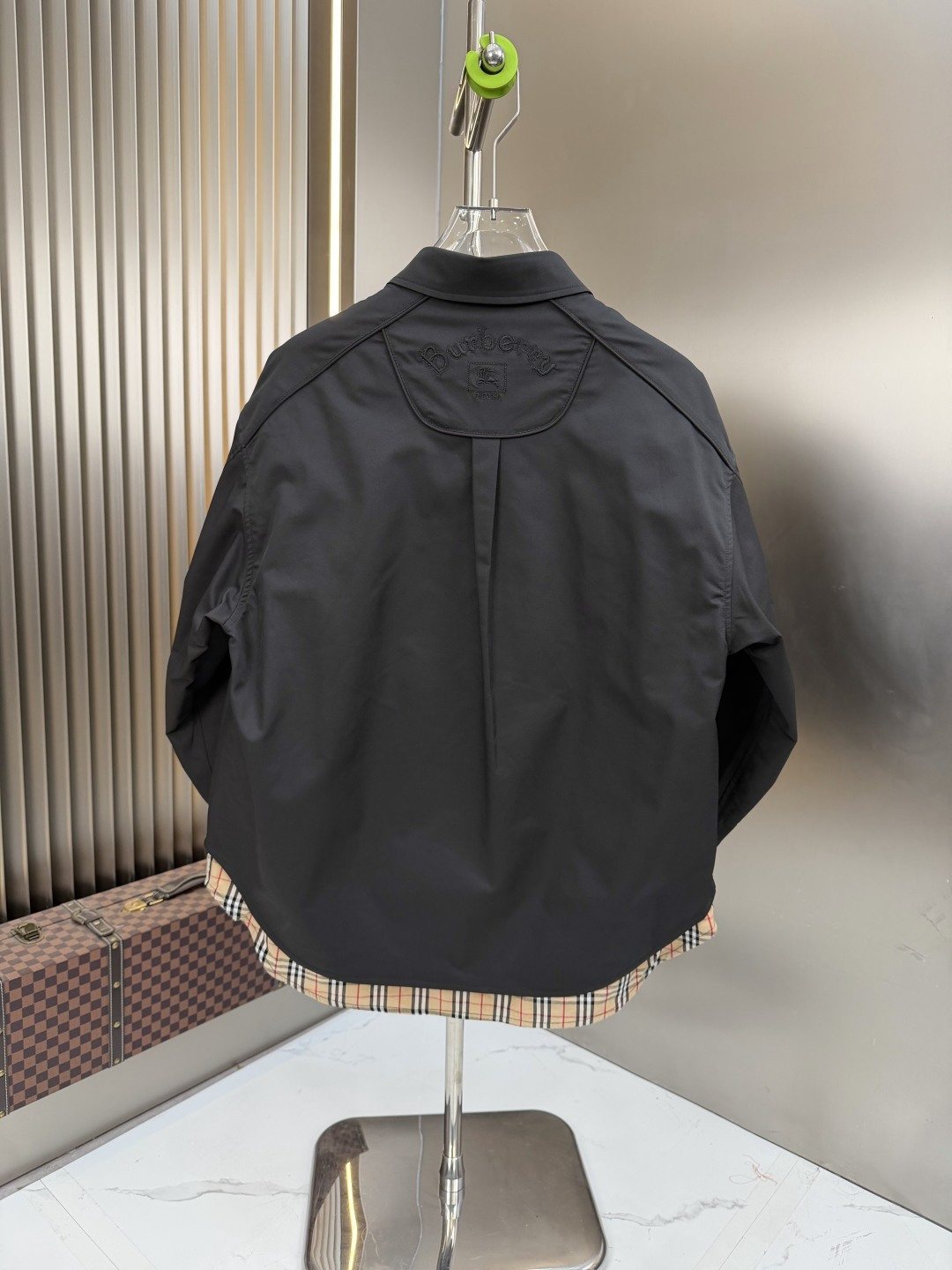 2026 Original Jacket Plaid-Lined Button-Front Jacket — back