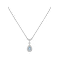 Chaumet Josephine Turquoise Light Silver Cubic Zirconia Necklace