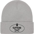 Supreme Crest Beanie Grey