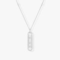 Messika Move 10th PM Silver Cubic Zirconia Necklace