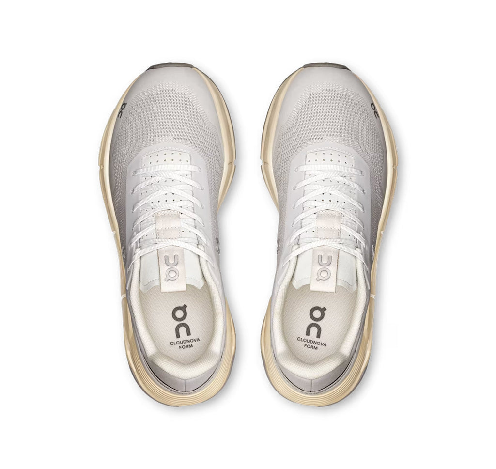 On Women's Cloudnova Form 2 TT Wolf/Cream Lifestyle Sneakers