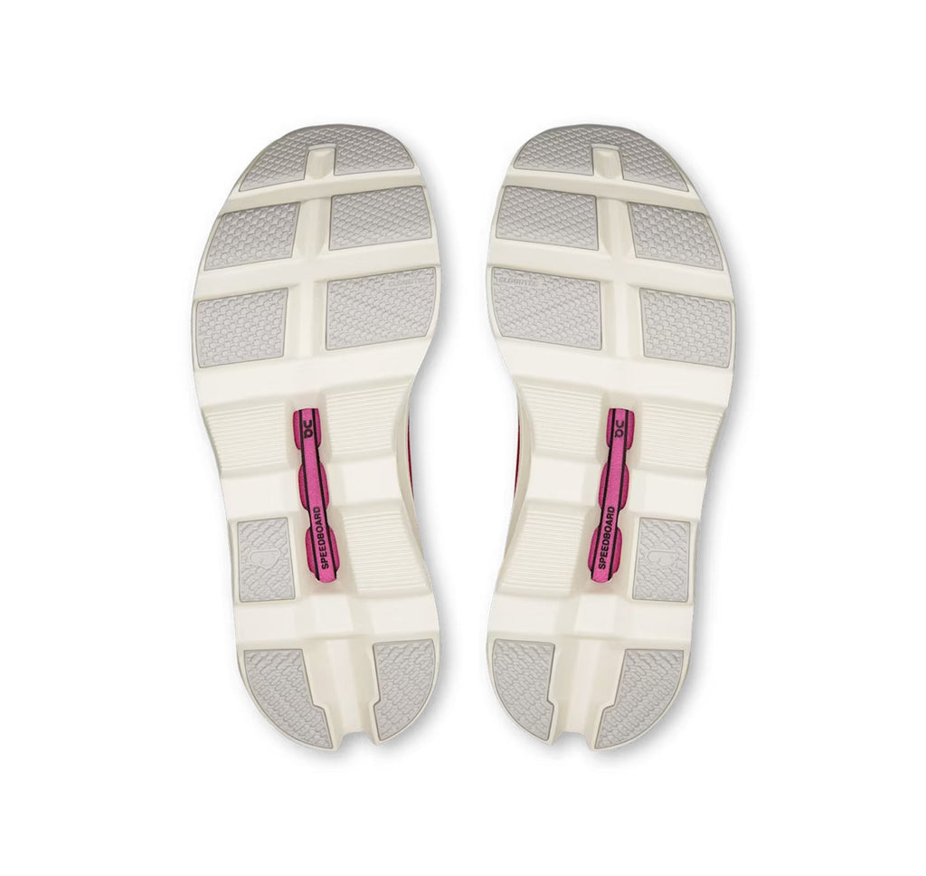 On Women's Cloudmonster Ivory/Grenadine Running Shoes