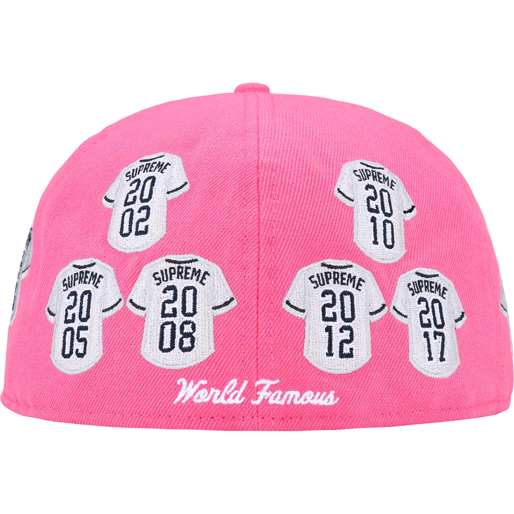 Supreme Jerseys Box Logo New Era Pink